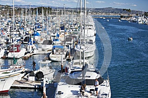 Peddle Boards and Boats at California Beach Marina