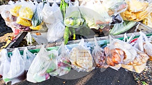 peddler that sell vegetable, snack, spice around the housing