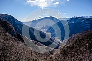 2022 02 26 Pedescala sunbeams in the Astico valley photo