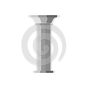 Pedestal isolated. stand, plinth vector illustration. foundation of monument