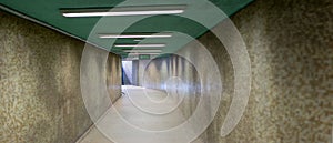 Pedestrian access tunnel to the Avenida wm Lisboa subway station