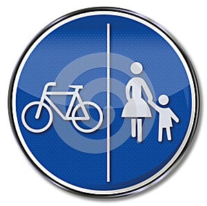Pedestrian and bicycle way