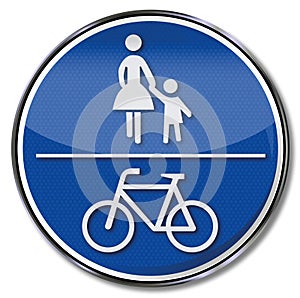 Pedestrian and bike path