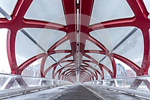 Pedestrian bridge, Calgary, Alberta