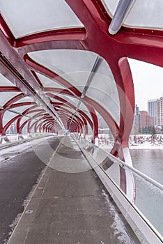 Pedestrian bridge, Calgary, Alberta