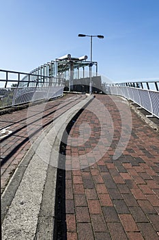 Pedestrian bridge over Oldham bypass