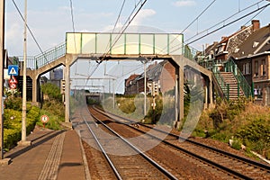 Pedestrian Bridge over the railway