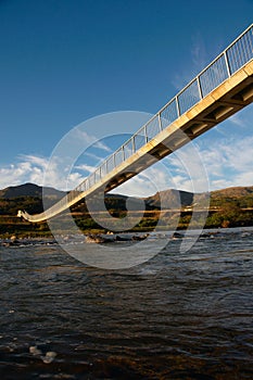 Pedestrian Bridge in rural South Africa