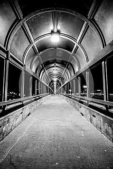 Pedestrian bridge in Waterloo, Iowa