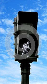 Pedestrian crossing sign