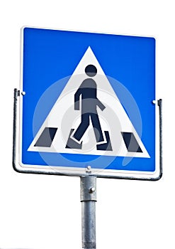 Pedestrian crossing sign