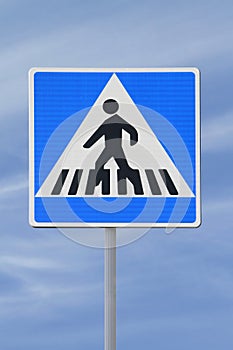 Pedestrian Crossing Sign