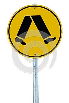 Pedestrian Crossing Sign