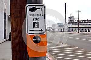 Pedestrian Push Button for Walk Signal