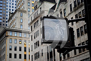 Pedestrian road sign photo