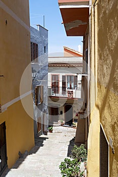 Pedestrian Street in Castelsardo