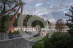 Pedestrian Suspension Bridge, Tarcinct, Italy