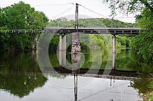 Pedestrian Suspension Footbridge