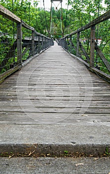 Pedestrian Suspension Footbridge