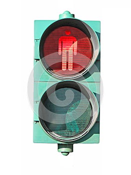Pedestrian traffic stop red light