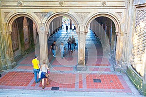 The pedestrian underpass at Bethesda Terrace, Central Park, New York City