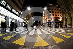 Pedestrian zebra crossing photo