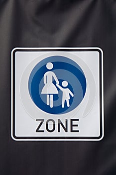 Pedestrian zone sign 9