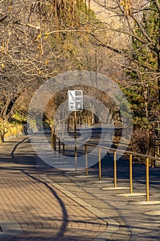 Pedestrians Only and Bikes Only sign in Provo Utah