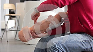 Pediatric Basic Life Support And Defibrillation-maneuvers on newborn