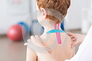 Pediatric physiotherapy and kinesiotaping