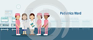 Pediatrics ward banner