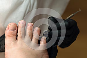 Pedicure. Chiropody. Foot care. photo