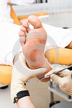 Pedicure foot