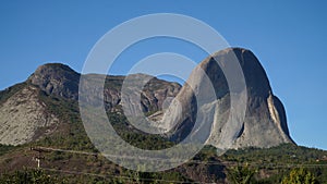 Pedra Azul rock mountain in Brazil. photo