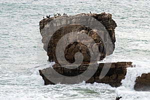 Pedra da Nau along the coast in Cascais