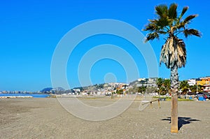 Pedregalejo Beach in Malaga, Spain photo