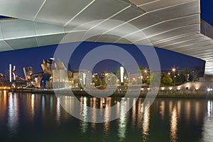 Pedro Arrupe footbridge and Guggenheim museum