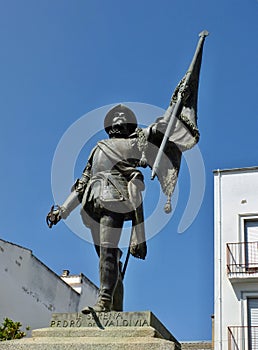 Pedro de Valdivia in Villanueva de la Serena