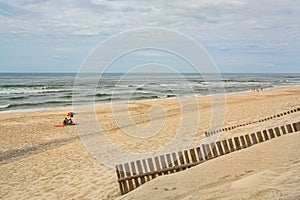 Pedrogao beach in Leiria, Portugal.