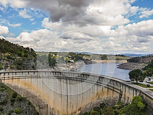 PedrogÃ£o Dam at the center of the country, Portugal