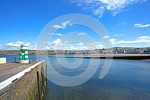 Peel harbour Isle of Man