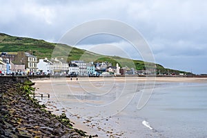 Peel, Isle of Man, June 16,2019. It is a seaside town and small fishing port on the Isle of Man, in the historic parish of German