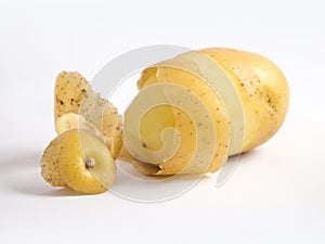 Peel potato photo