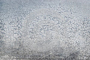 Peel texture. Old rough stone on cement pattern wall background. Vintage grunge plaster or concrete stucco surface