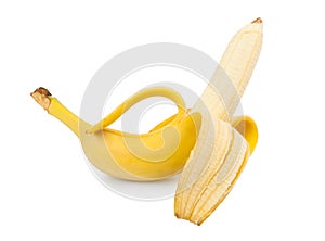 Peeled banan photo