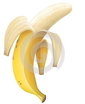 Peeled Banana photo