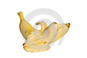 Peeled banana