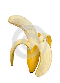 Peeled banana