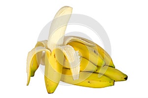 Peeled banana