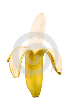 Peeled banana